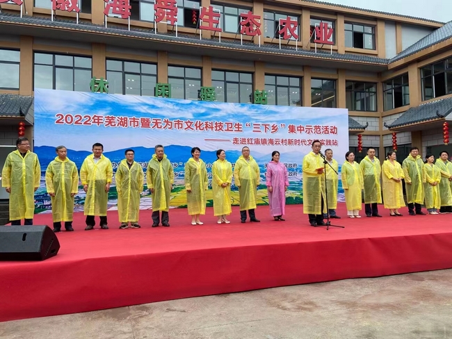 送醫(yī)下鄉(xiāng)護(hù)健康 專(zhuān)家義診顯真情 ——2022年蕪湖市文化科技衛(wèi)生“三下鄉(xiāng)”大型義診走進(jìn)無(wú)為市紅廟鎮(zhèn)(圖1)