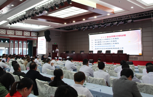 全國人大代表張榮珍宣講十三屆全國人大一次會(huì)議精神(圖3)