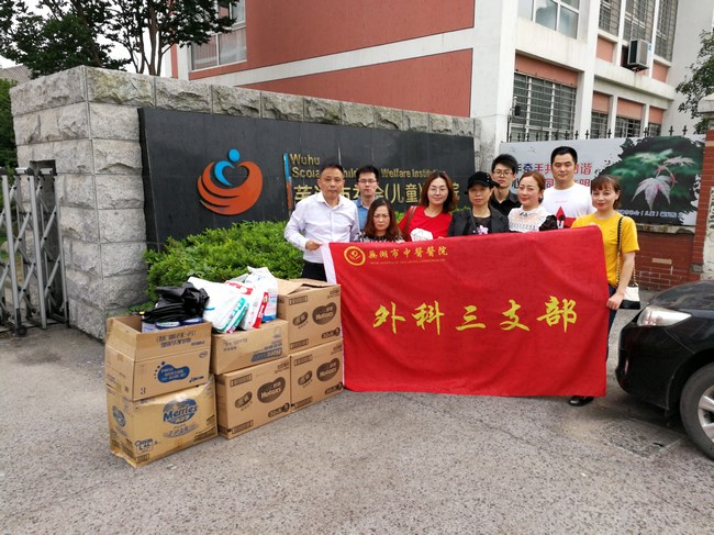 兒童節(jié)前夕，外三支部黨員為福利院兒童送去節(jié)日慰問(圖1)