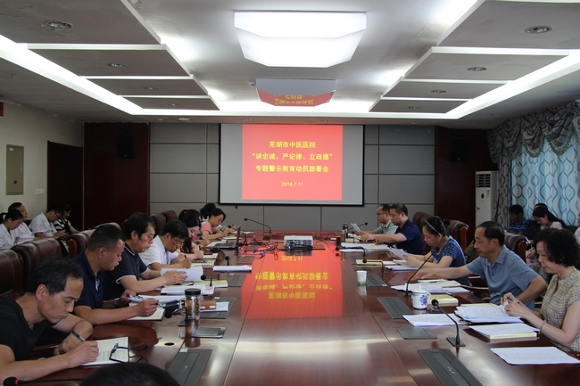 我院召開(kāi)“講嚴(yán)立”專題警示教育暨“嚴(yán)肅黨內(nèi)政治生活 切實(shí)履行一崗雙責(zé)”專項(xiàng)活動(dòng)動(dòng)員部署會(huì)(圖1)