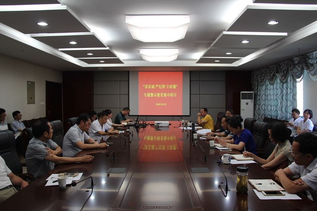 我院召開“講嚴(yán)立”專題警示教育研討會(圖1)