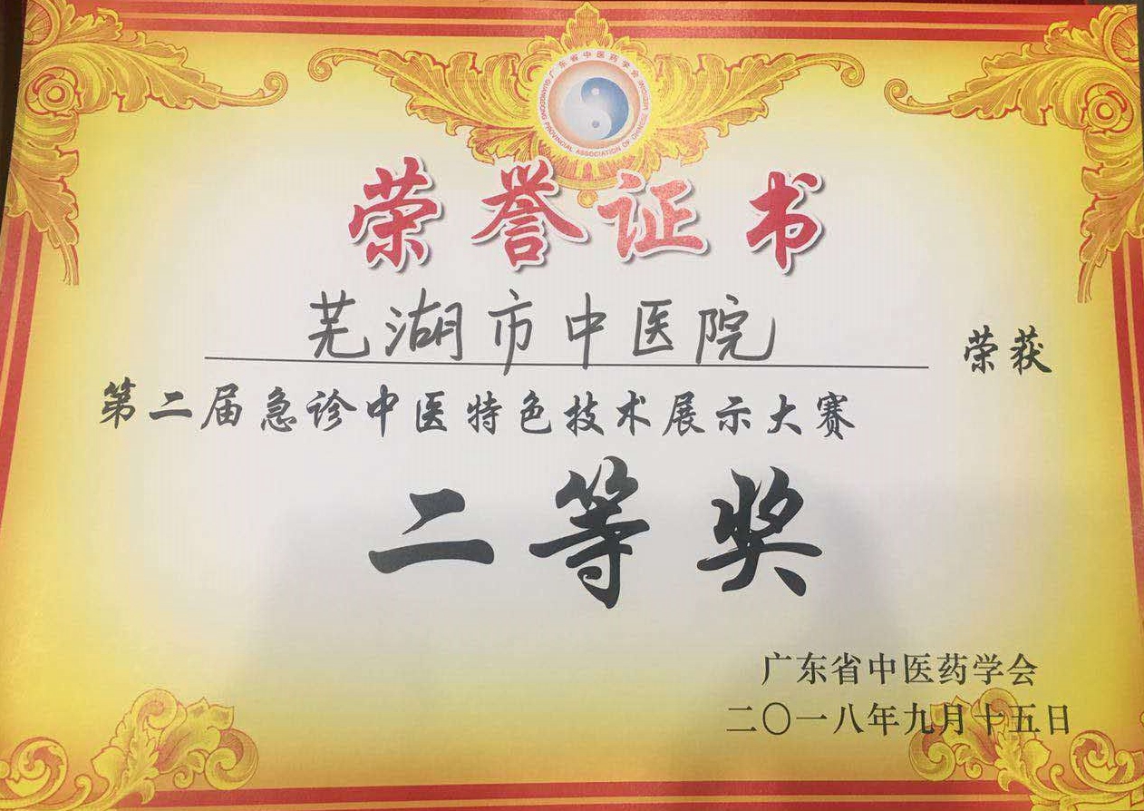 我院急診科在全國急診專科中醫(yī)技術展示大賽中獲二等獎(圖3)