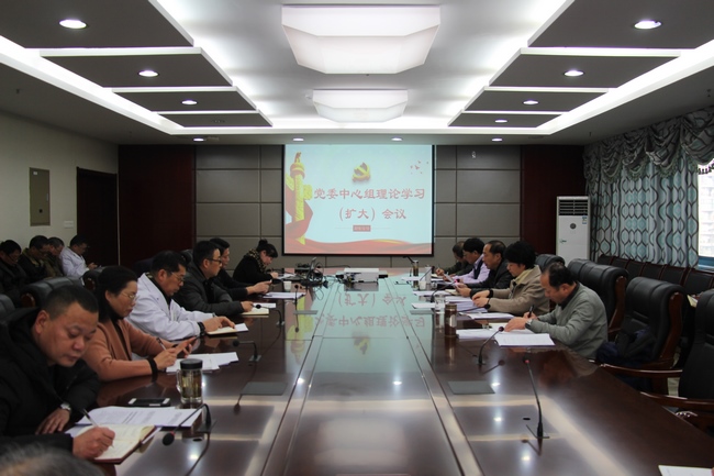 黨委召開中心組理論學(xué)習(xí)(擴(kuò)大)會議 開展“六清六提升”專題學(xué)習(xí)研討(圖1)
