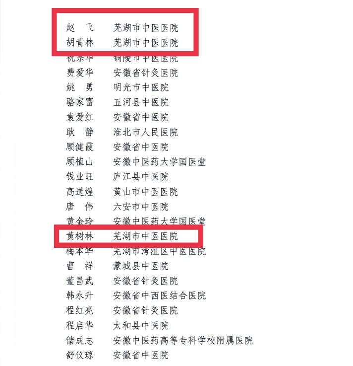 【喜報】蕪湖市中醫(yī)醫(yī)院多人獲評第二屆安徽省國醫(yī)名師、第三屆安徽省名中醫(yī)、第一屆安徽省名中藥師(圖5)