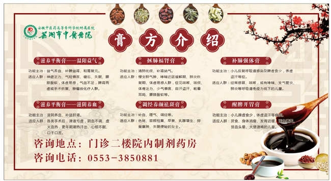 中藥“膏”招，招招管用，12款膏方總有一款適合您！(圖2)